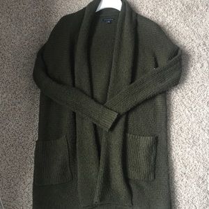 Soft army green American Eagle cardigan